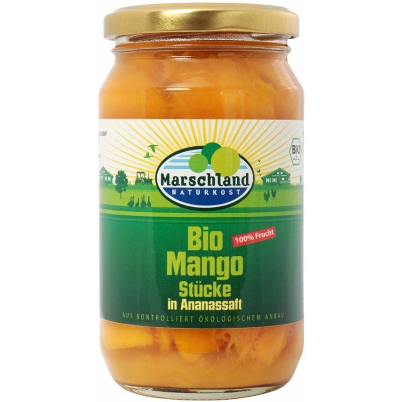 Compot Bio de Mango Jumatati, 350 g, Marschland Naturkost