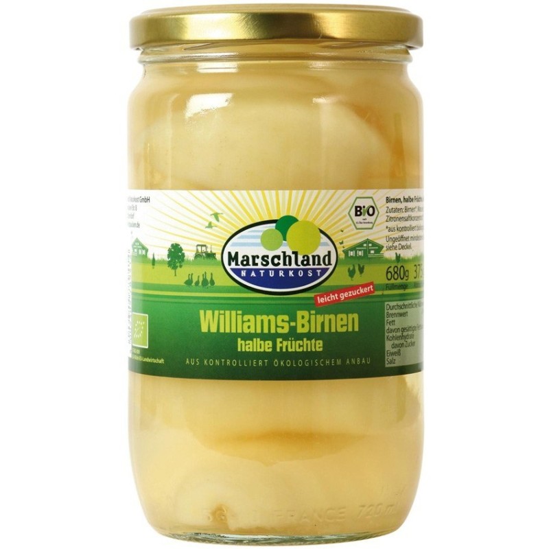 Compot Bio de Pere 680 g, Marschland Naturkost