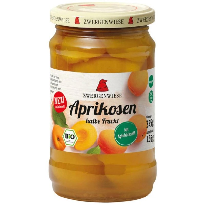 Compot de Caise Jumatati, Zwergenwiese, Bio, 325 g