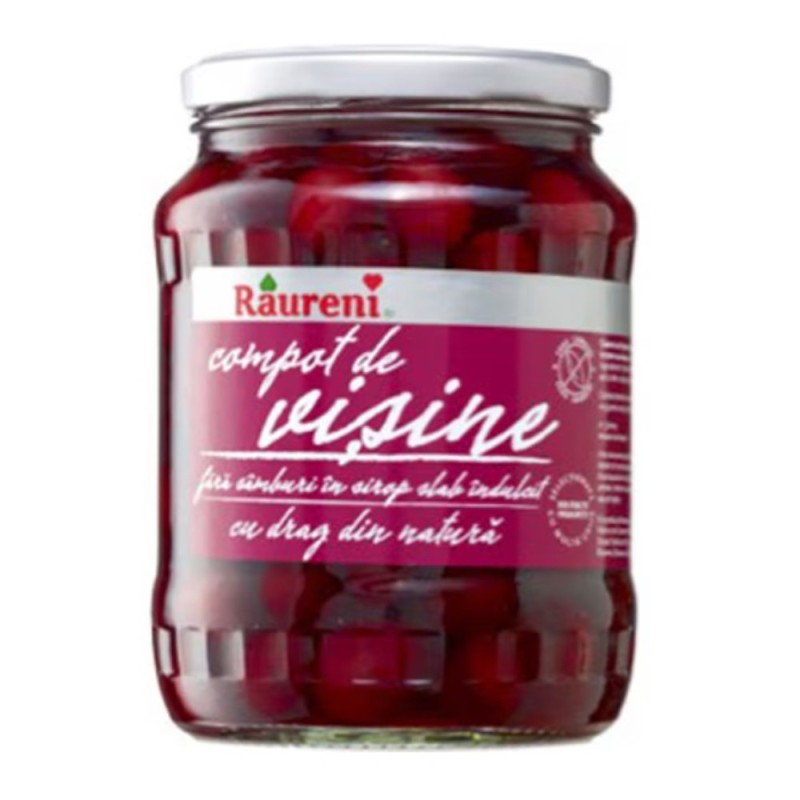 Compot de Visine fara Samburi, Raureni, 720 g