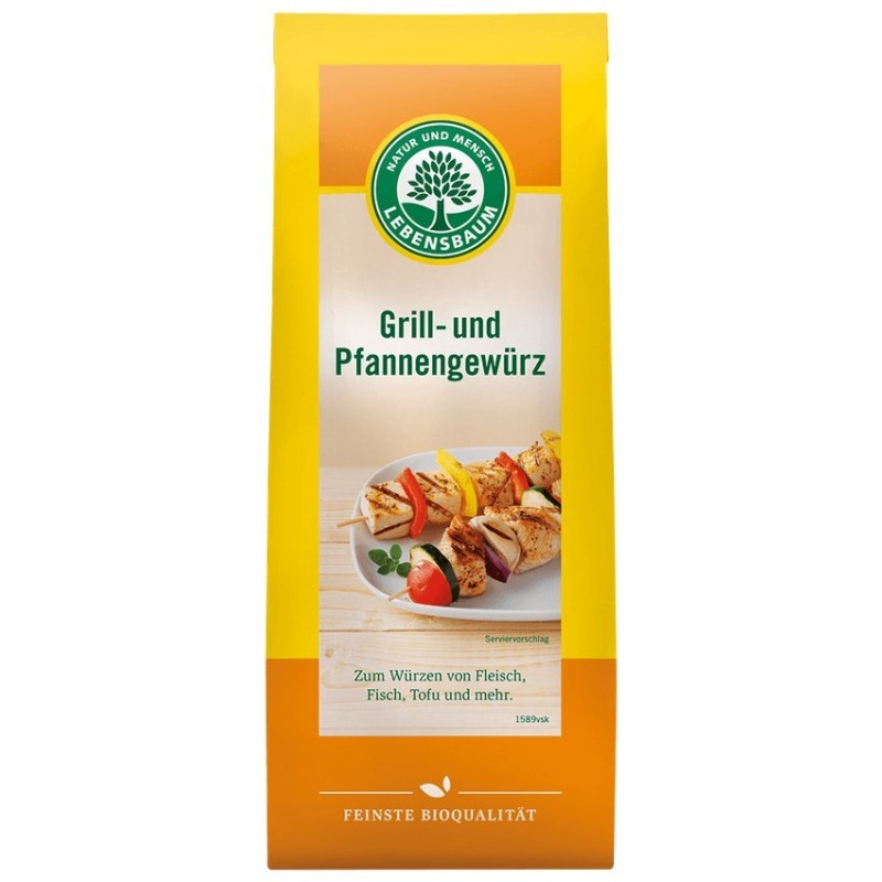 Condiment BIO pentru Grill si Preparate la Tigaie 50 g, Lebensbaum