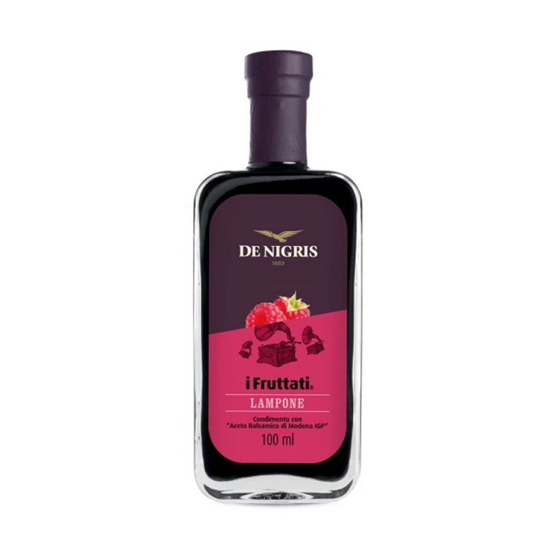Condiment cu Otet Balsamic di Modena IGP si Zmeura De Nigris I Fruttati, 100 ml