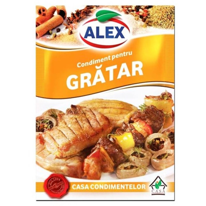 Condimente pentru Gratar Alex, 18 g
