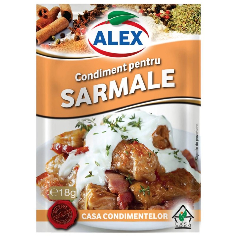 Condimente pentru Sarmale Alex, 18 g