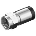 Conector F cu Compresie pt. Cabluri cu Diametru Exterior de 7mm, Goobay