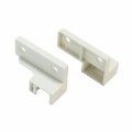 Conector Spate pentru Lonjeron Idealbox Slim, Finisaj Alb