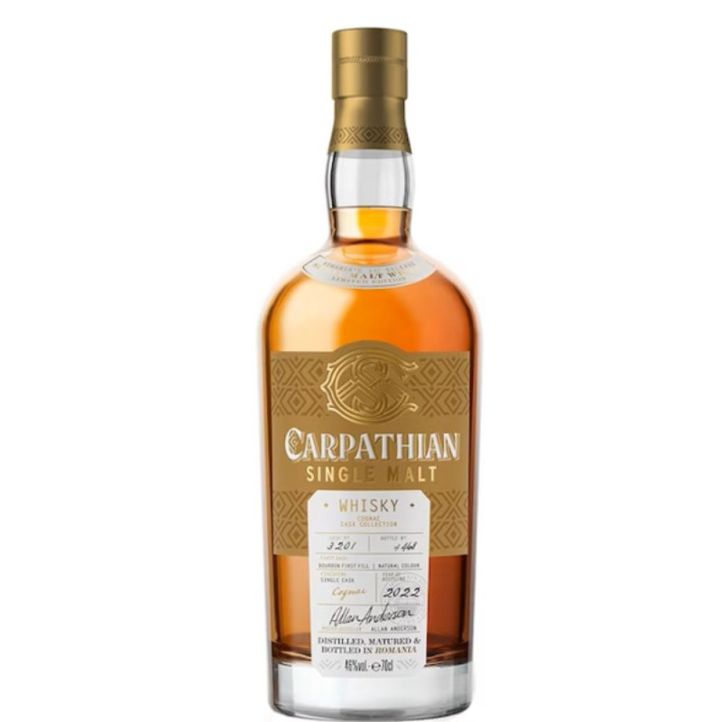 Coniac Carpathian, Alcool 46%, Single Malt, 0.7 l