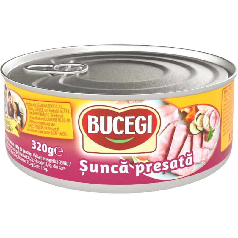 Conserva cu Sunca Presata Bucegi, 320 g