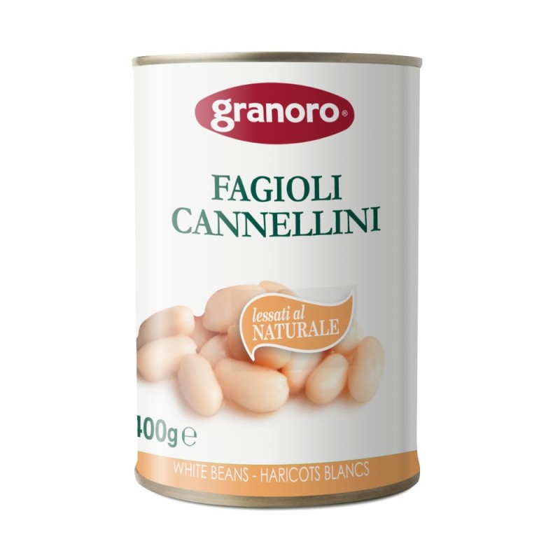 Conserva de Fasole Alba Cannellini Prefiarta, Granoro, 400 g