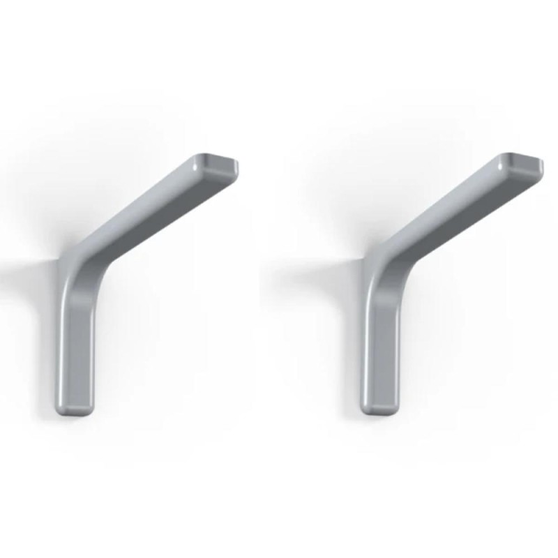 Consola cu Masca, 115 x 180 mm, 2 Buc/Set, Finisaj Aluminiu