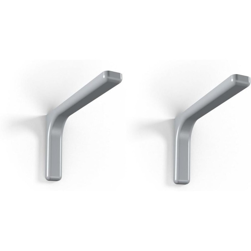 Consola cu Masca, 144 x 240 mm, 2 Buc/Set, Finisaj Aluminiu