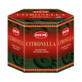 Conuri Parfumate Backflow, Citronella, 40 Bucati