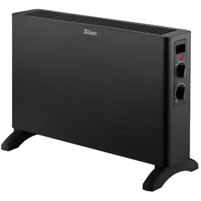 Convector Negru, Putere 2000W, 2 Trepte, Termostat Reglabil