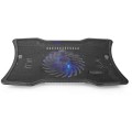 Cooler Laptop Nedis, 1 Ventilator, pana la 17", 1 x USB, Negru