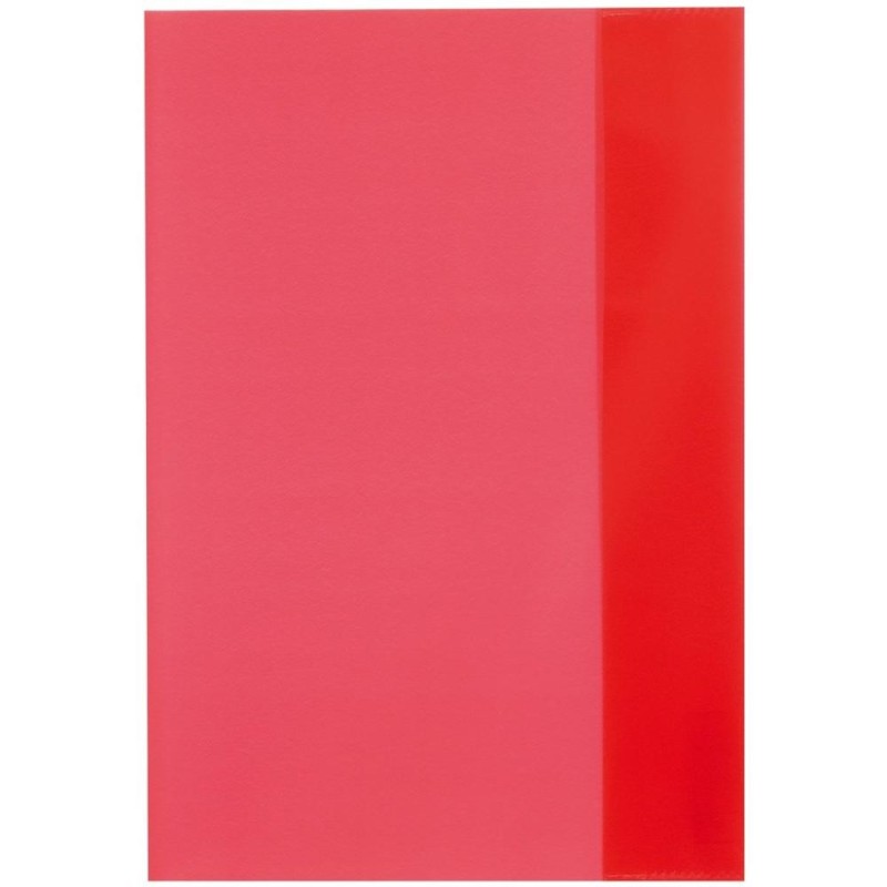 Coperta Invelitoare Caiet A5, Polipropilena, Rosu Translucid, Herlitz