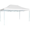 Cort Tip Pavilion Metalic pentru Gradina, Z Tools, Alb, Impermeabil 3 x 4.5 m