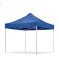 Cort Tip Pavilion Metalic pentru Gradina, Z Tools, Cadru Alb, Impermeabil 3 x 3 m, Albastru