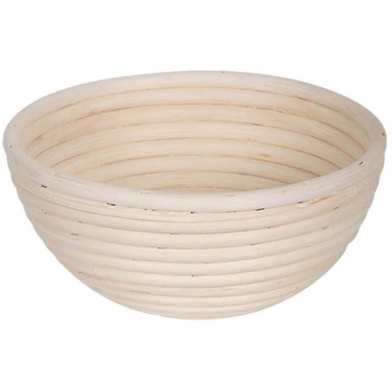 Cos de Fermentare pentru Paine, Rotund, 25 x 8 cm, Bej, Perfect Home