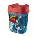 Cos de Gunoi cu Capac Batant, Superman, 5.50 l, Tuffex