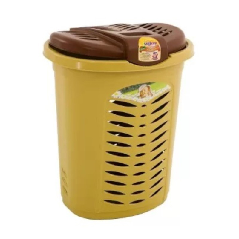 Cos de Rufe Saglam, Plat, din Plastic, 60 l