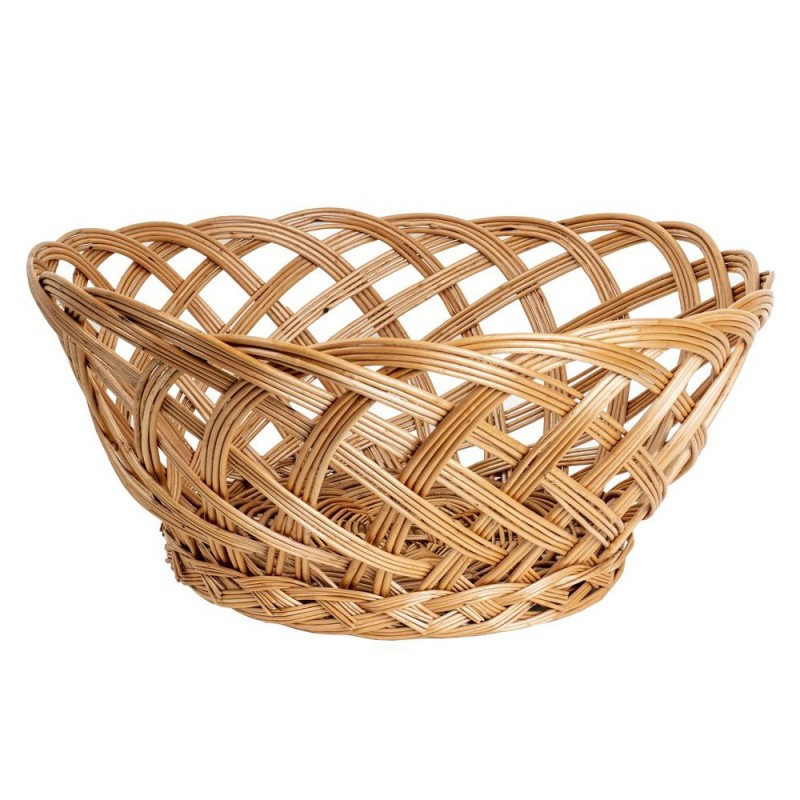 Cos din Rachita, Forma Rotunda, Diametru 55 cm, Maro