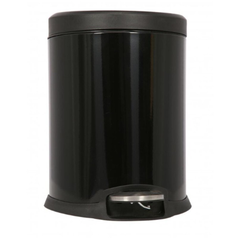 Cos pentru Gunoi, cu Pedala, Negru, Grunberg RY1615