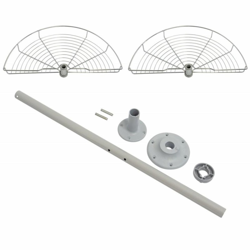 Cos Rotativ Model 1/2, pentru Corp de 700 mm, 680x400 mm, H 600-750 mm, Finisaj Crom Lucios