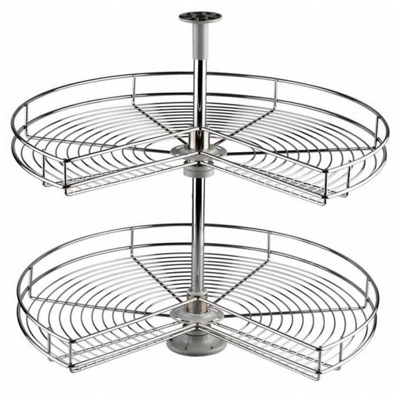 Cos Rotativ Model 3/4, pentru Corp de 800 mm, Fi 710 mm, H 590-770 mm, Finisaj Crom Lucios