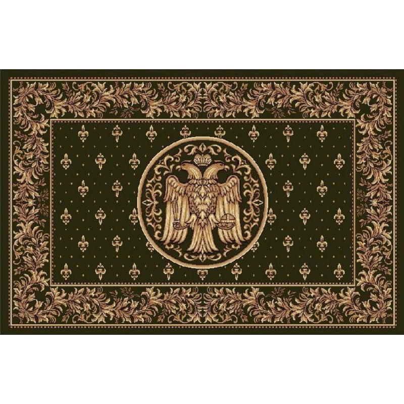 Covor Bisericesc Dreptunghiular, 150 x 230 cm, Verde, Lotos 15077/310