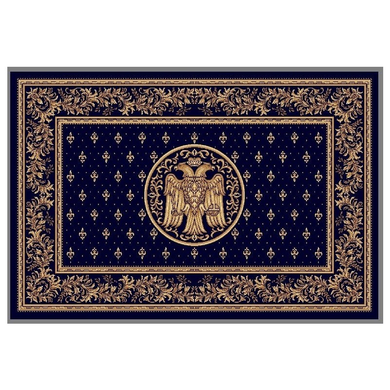 Covor Bisericesc Dreptunghiular, 200 x 300 cm, Albastru, Lotos 15077/810