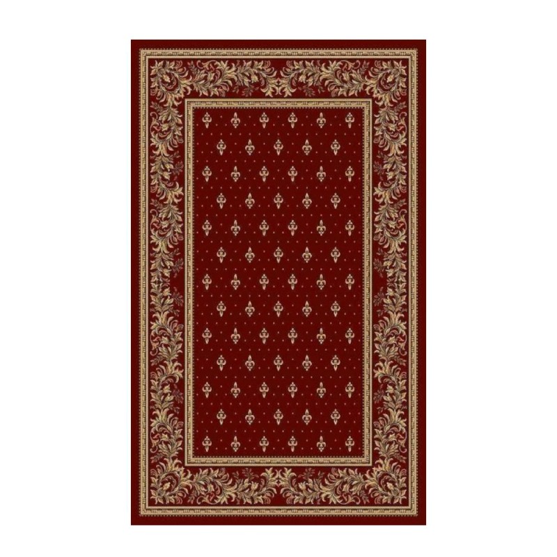 Covor Bisericesc Dreptunghiular, 300 cm x 500 cm, Rosu, Model Lotos