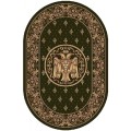 Covor Bisericesc Oval, 150 x 230 cm, Verde, Lotos 15032