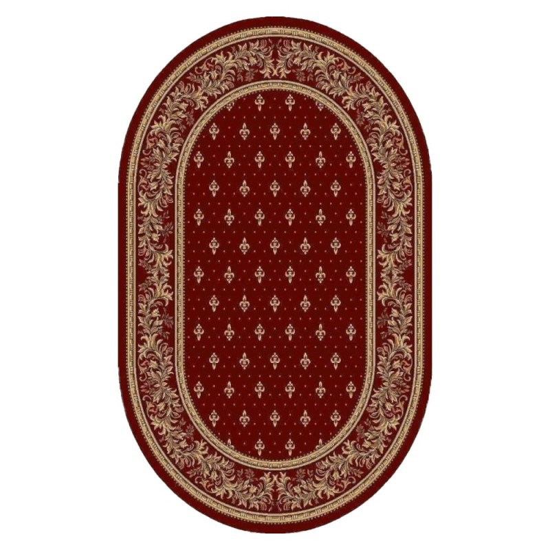 Covor Bisericesc Oval, 200 x 300 cm, Rosu, Lotos 15033/210