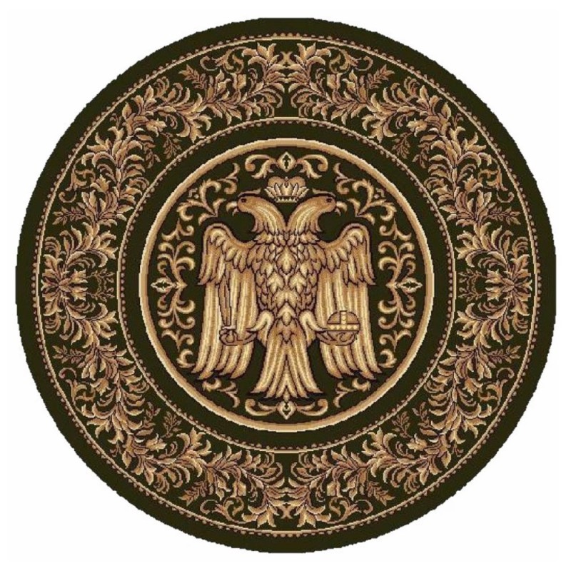 Covor Bisericesc Rotund, 80 x 80 cm, Verde, Lotos 15032/210