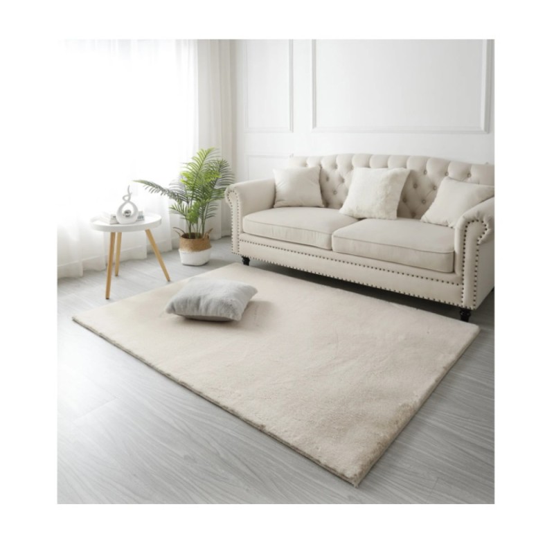 Covor Blanita Crem, Antiderapant, 80 x 150 cm, Lop 050