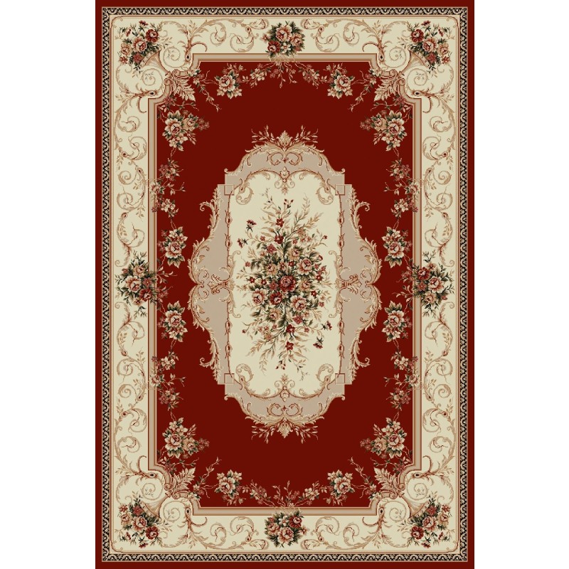 Covor Dreptunghiular, 100 x 200 cm, Rosu, Lotos 507