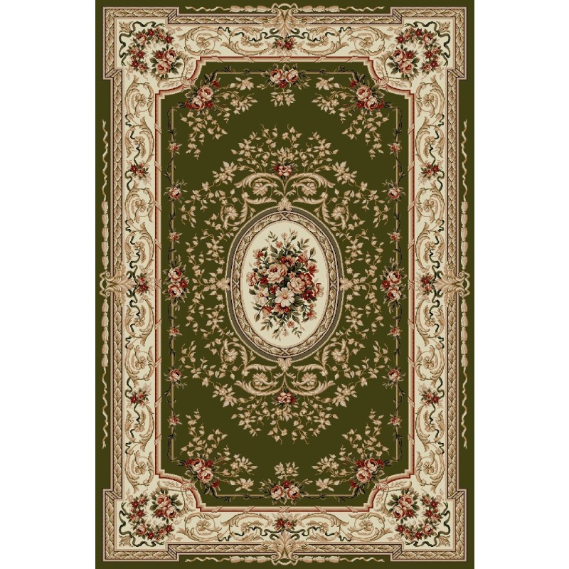 Covor Dreptunghiular, 100 x 200 cm, Verde, Lotos 568