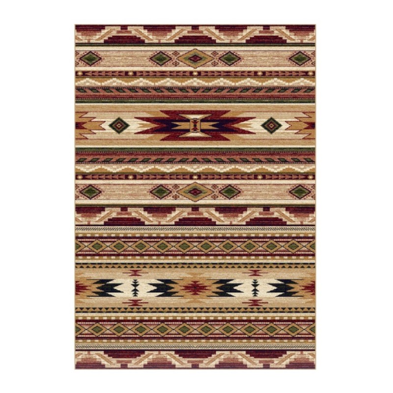 Covor Dreptunghiular, 120 x 170 cm, Bej / Grena, Lotos 15080/120