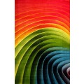 Covor Dreptunghiular, 120 x 170 cm, Multicolor, Kolibri Model Spiral 11006