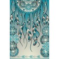 Covor Dreptunghiular, 120 x 170 cm, Turcoaz, Kolibri Pene 11617