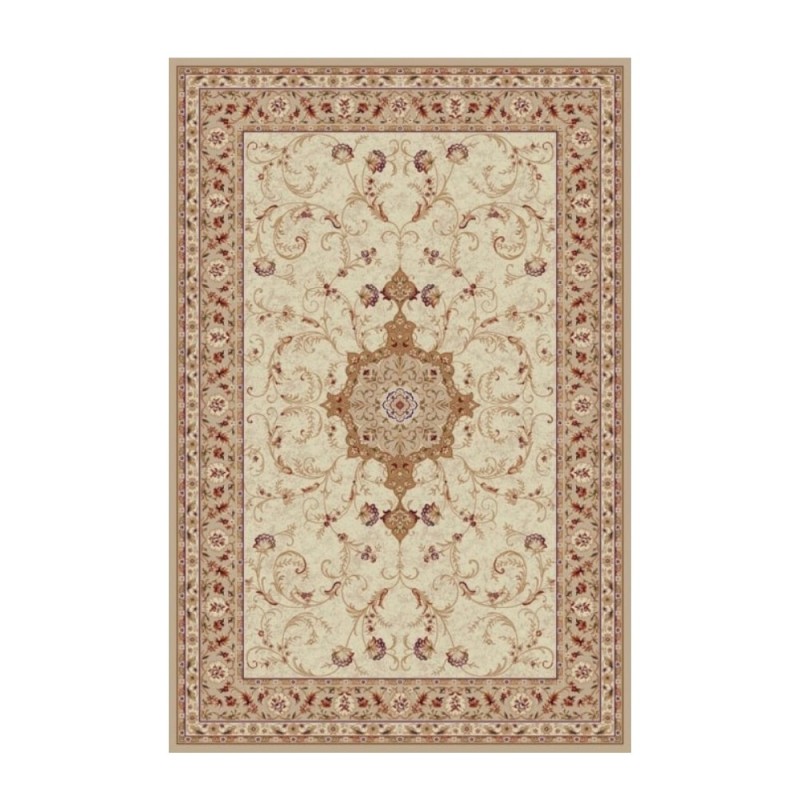 Covor Dreptunghiular, 150 x 230 cm, Bej / Crem, Model Lotos