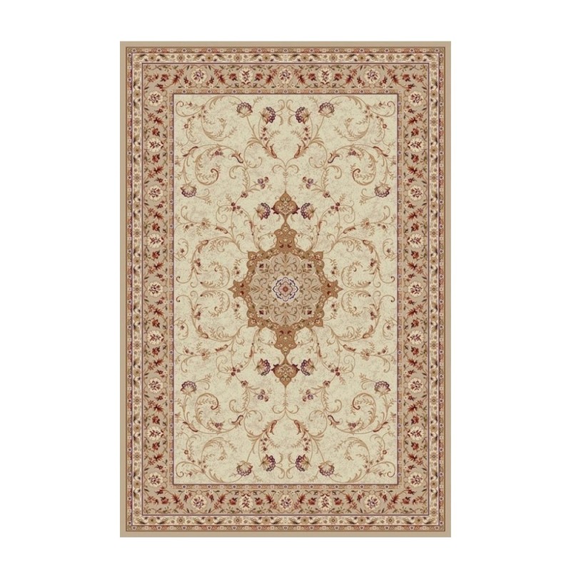 Covor Dreptunghiular, 150 x 300 cm, Bej / Crem, Model Lotos