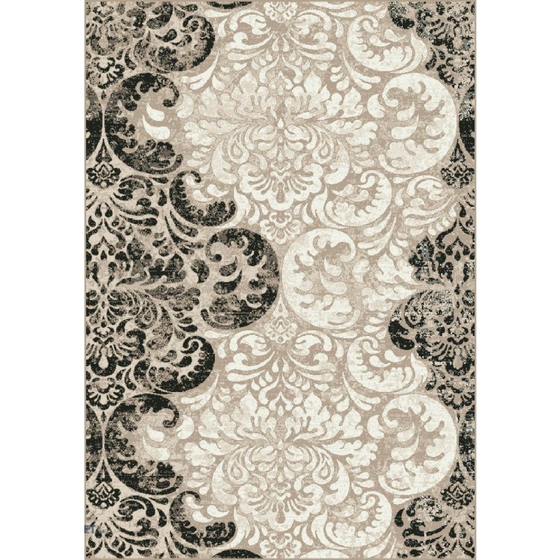 Covor Dreptunghiular, 160 x 230 cm, Crem / Maro, Model Cappuccino 16116