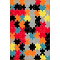 Covor Dreptunghiular, 160 x 230, Multicolor, Kolibri Model Puzzle 11360-186