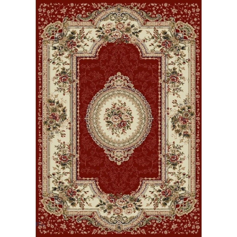 Covor Dreptunghiular, 200 x 300 cm, Rosu, Model Clasic Lotos 571/210