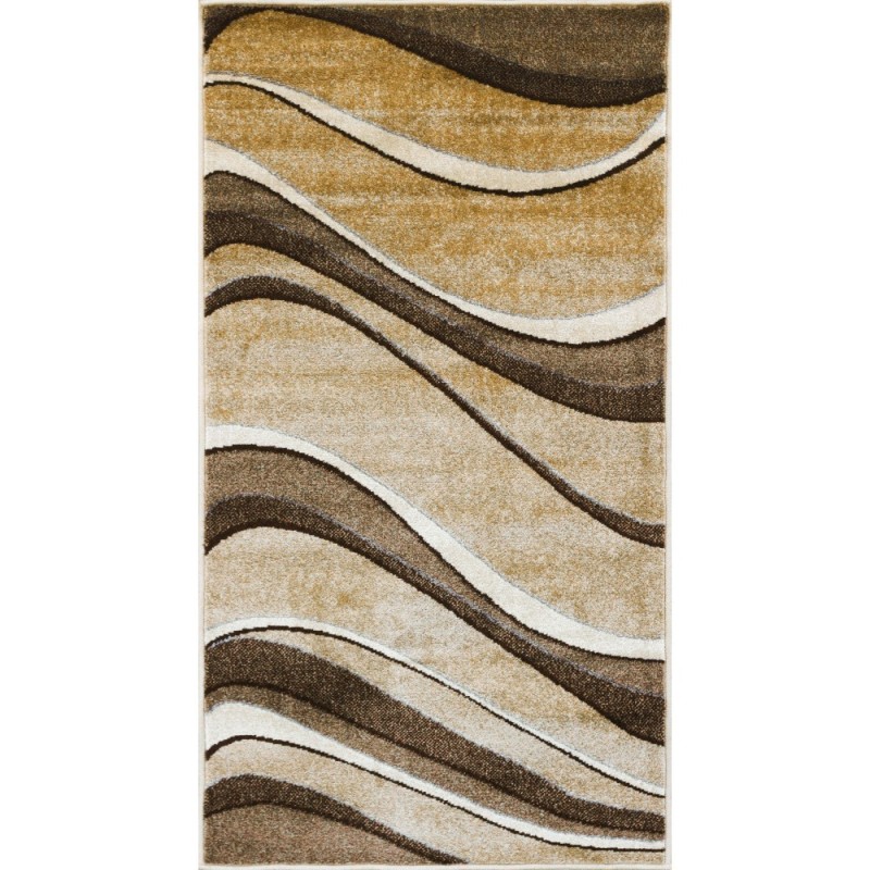 Covor Dreptunghiular, 60 x 110 cm, Bej / Maro, Daffi 13001