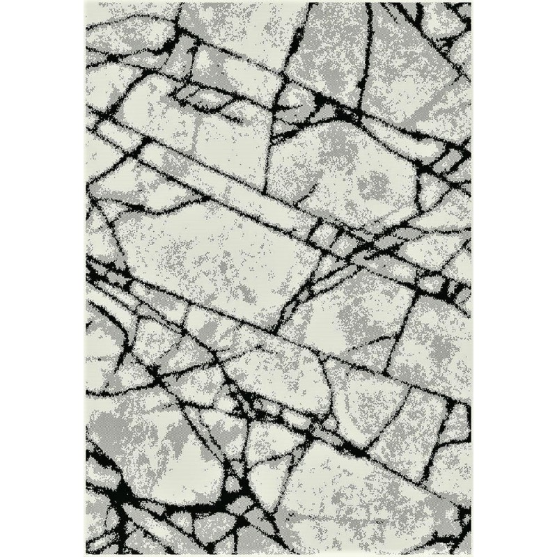 Covor Dreptunghiular, 60 x 110 cm, Gri, Model Cappuccino 16102