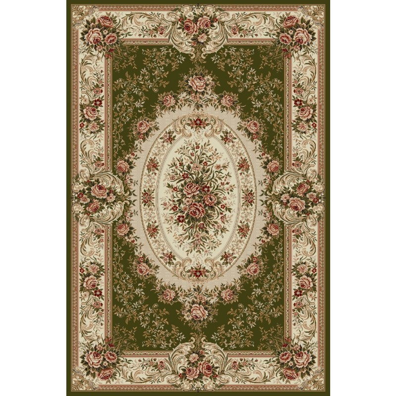 Covor Dreptunghiular, 60 x 110 cm, Verde, Lotos 1529