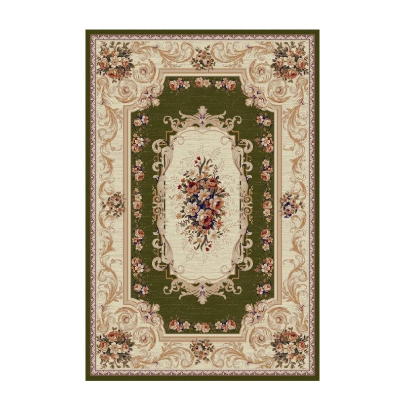 Covor Dreptunghiular, 60 x 110 cm, Verde, Lotos 535