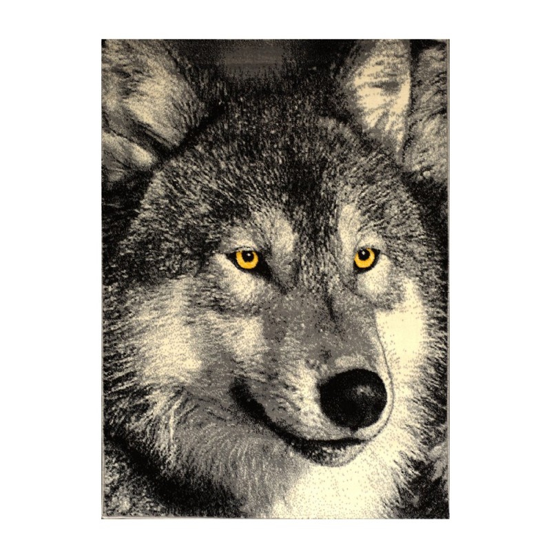 Covor Dreptunghiular, 80 cm x 150 cm, Gri, Kolibri Lup 11395